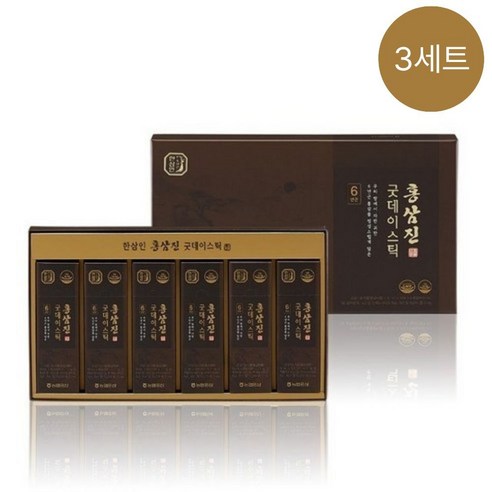 한삼인 홍삼진 굿데이스틱 60p + 쇼핑백