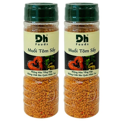 Dhfoods 떠이닌 베트남 건조 새우소금, 2개, 110g