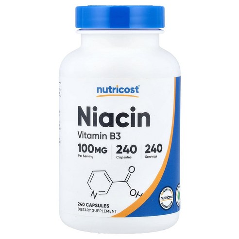 뉴트리코스트 니아신 100mg 240 캡슐