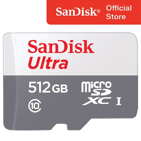 샌디스크코리아 공식인증정품  마이크로 SD카드 SDXC  ULTRA 울트라 QUNR 512GB