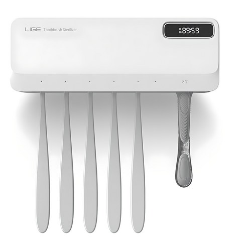 LIGE 무선 칫솔살균기, YGT-1005, 화이트