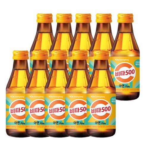 박스 비타500 음료수 180mlx10병 광동제약, 180ml, 10개