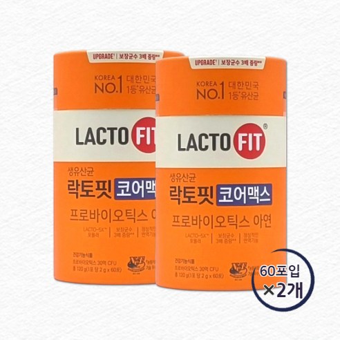 락토핏 종근당건강 생유산균 코어맥스, 2g, 120개