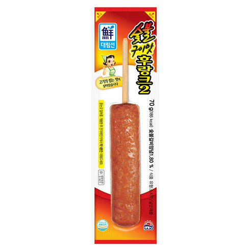 사조대림 대림선 숯불구이맛 후랑크 70gx30개(한박스)