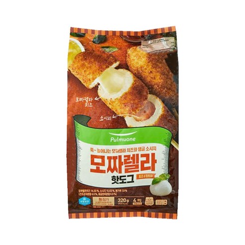 (냉동)[풀무원]모짜렐라핫도그320gx2