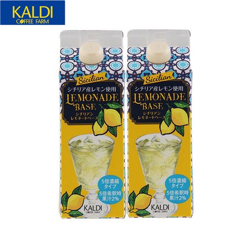 일본 KALDI 칼디 레몬에이드 베이스