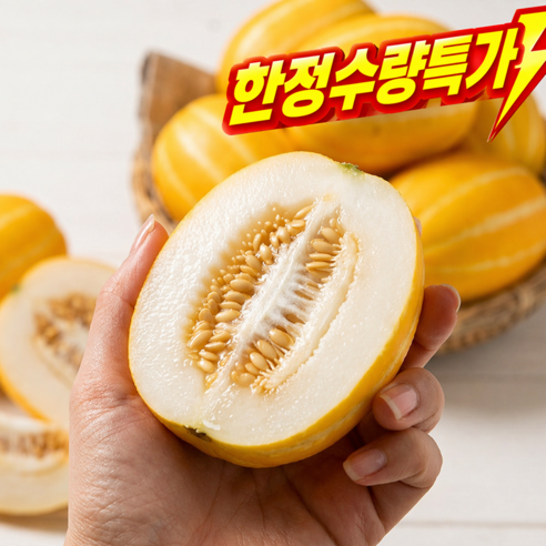 [특특가할인] 하루50박스한정 산지직송 꿀참외 성주참외