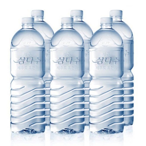 무라벨 제주 삼다수 2Lx6EA 팩, 6개, 2L