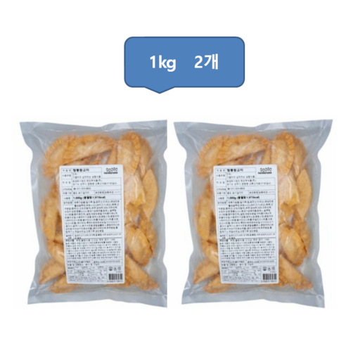 한만두 짬뽕왕교자 1kg, 2개, 1kg