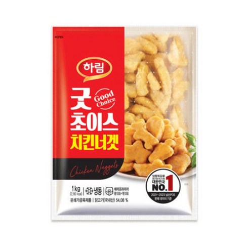 하림 (냉동)하림 치킨너겟1kg, 1kg, 1개