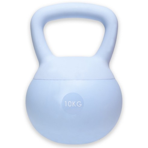 펠컨 무소음 소프트 케틀벨, 1개, 10kg, 블루