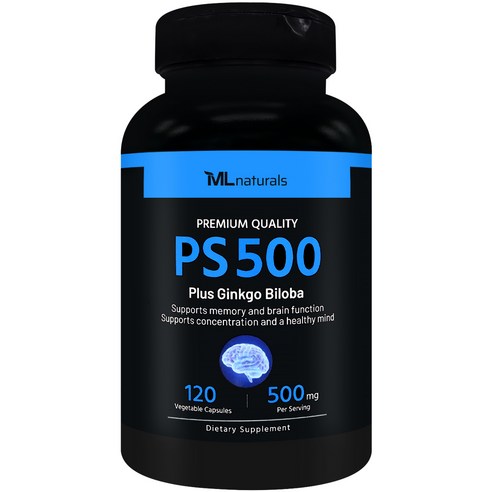 [미국빠른직구] 신제품 마이라이프 내추럴스 PS 500 (포스파티딜세린 500mg + 징코 빌로바)