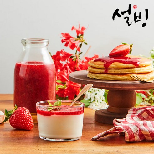 설빙 맛있는 딸기청 1kg, 1개, 1개입, 1kg