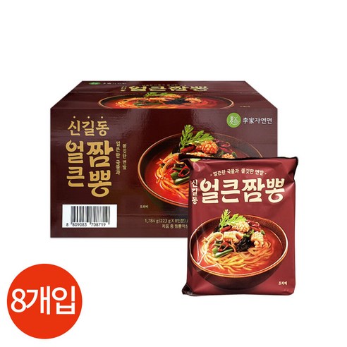 이가자연면 신길동 얼큰 짬뽕 223g x 8개