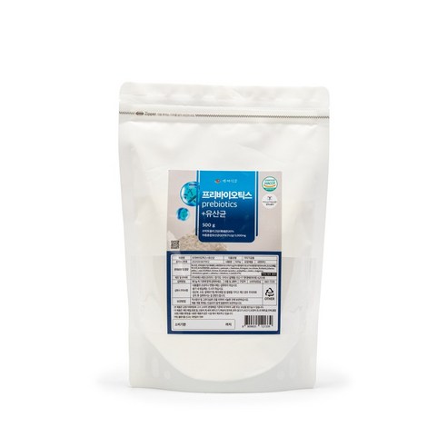 백세식품 프리바이오틱스 + 유산균 분말 대용량 국내산 HACCP 인증제품, 500g, 2개
