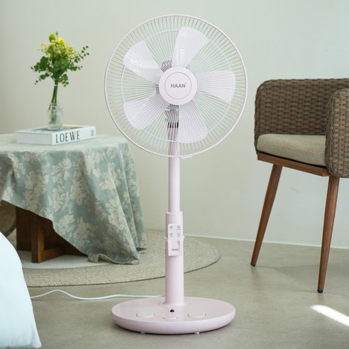 한경희생활과학 초미세풍 발터치 리모컨 컬러 선풍기 HAAN-HDC230