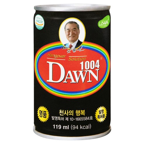 여명1004 천사의 행복 숙취해소 음료 119ml 음주전후 4개