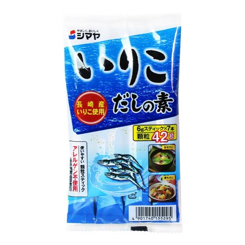 시마야 이리코 멸치다시 42g (6g*7개) 1개, 42g, 1개