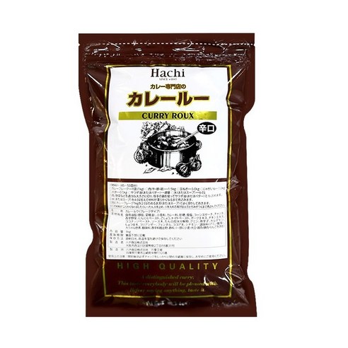하찌 카레센몬뗀노 카레루 1kg x 2봉 BOX [젠미코리아]