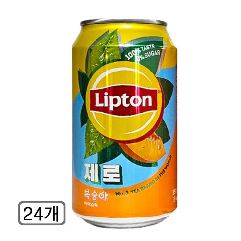 립톤 제로 복숭아 아이스티