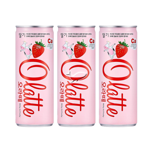 오라떼 딸기 240ml 10캔, 240ml, 10개