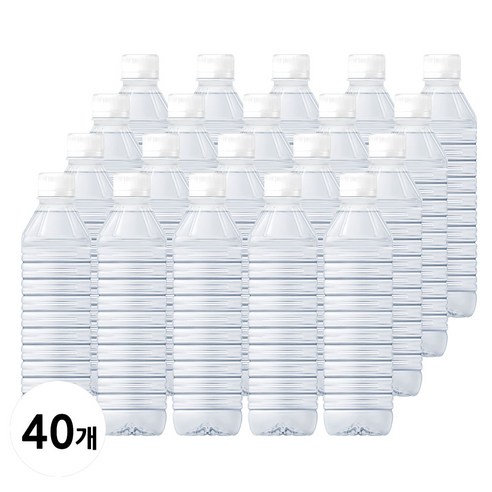 지리산 물하나 유라벨 500ml 40개