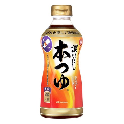 일본 기꼬만 진한 국물 혼츠유 혼쯔유 간장 500ml12개