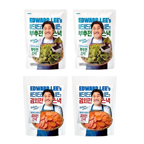에드워드리 부추전x김치전 스낵 혼합세트