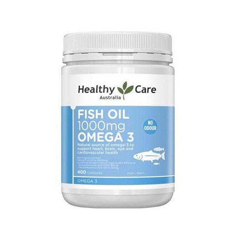 오메가3 피쉬 오일 1000mg 400정 호주 헬씨케어 정품, 1개, 400정