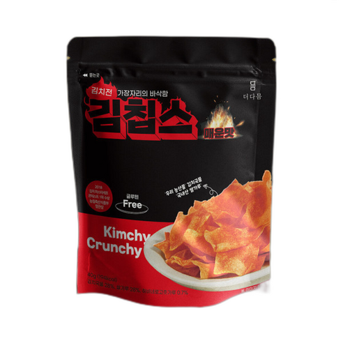 더다믐 김치부각 김칩스 매운맛