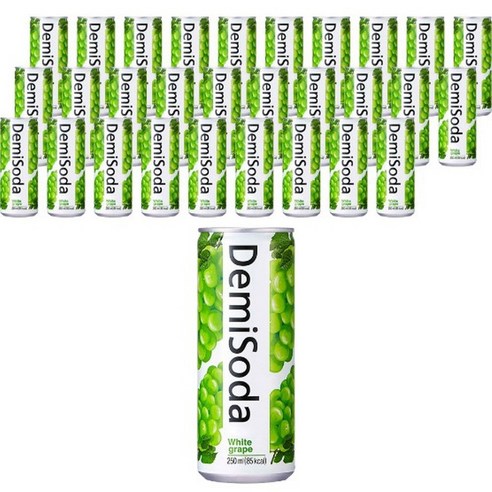 데미소다 청포도 250ml, 250ml, 1개