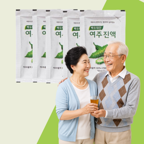 시골장터 여주즙 여주진액 국내산 여주차 백두대간, 60개, 100ml