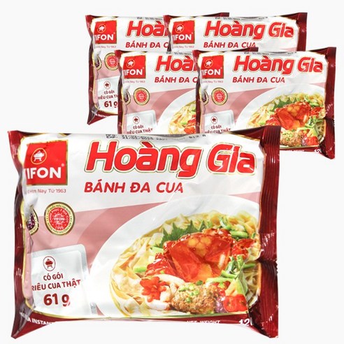 월드푸드 베트남 쌀국수 비폰 반다꾸아 꽃게맛 BANH DA CUA 120g