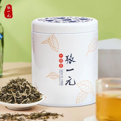 장이원 장일원 찻잎 중국원소화 횡현 재스민차 백설향 특급 농향형