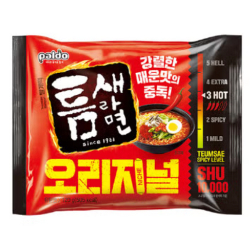 팔도 틈새라면 빨계떡