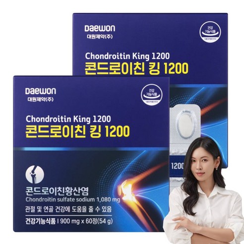대원제약 콘드로이친 킹 1200 콘드킹, 2개, 60정