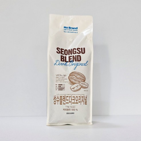 노브랜드 성수블렌드 다크오리지널 1kg(홀빈)