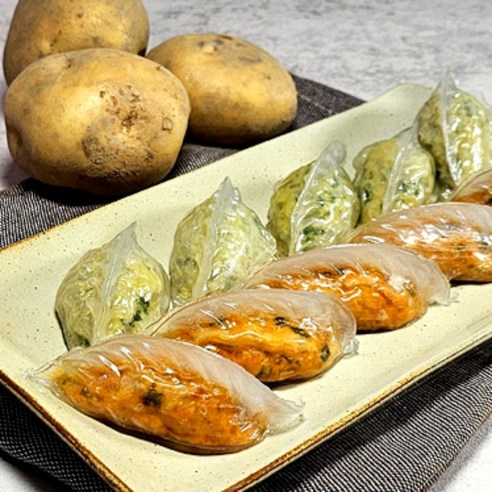 유별난 투명 감자피만두 고기1.4kg+김치1.4kg