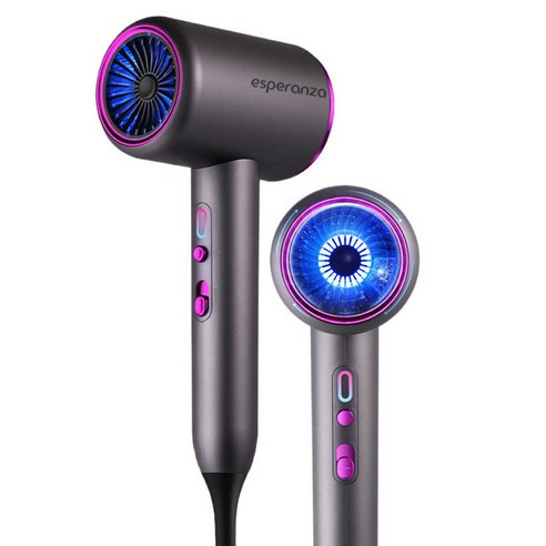 고출력 헤어 드라이어 2400W 에어샷 드라이기, STL-8878PRO, 그레이