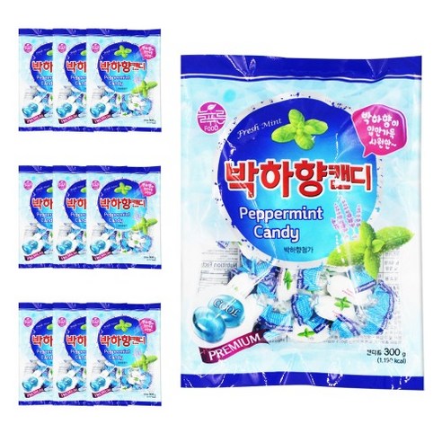 박하향캔디 300g 10개입 1박스 늘푸른식품 더식품 무