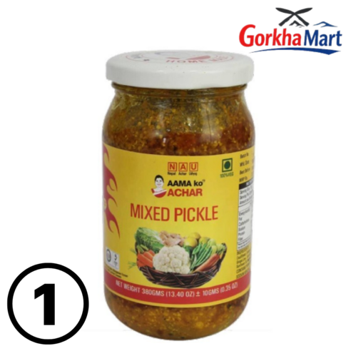 Aama Ko Achar Mixed pickle Traditional Nepali Pickle 380g