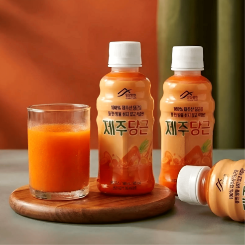 당근 주스 국내산 제주 유기농 100% 착즙