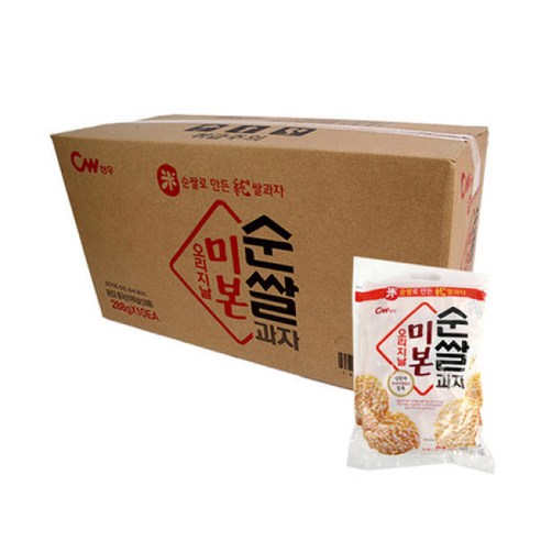 청우 순쌀과자미본 288gx10개입