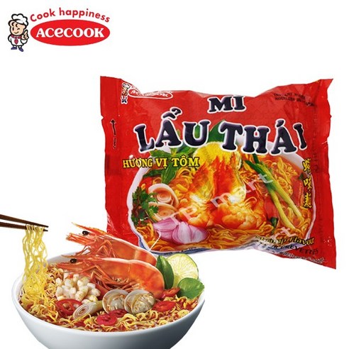 Vmart 베트남라면 미라우타이 MI LAU THAI ACECOOK