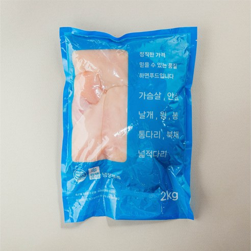 HF 국내산 냉장 닭가슴살, 2kg, 1개