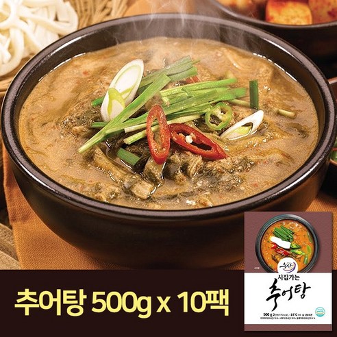 [시집가는농산] 추어탕 500g x 10팩, 10개, 500g