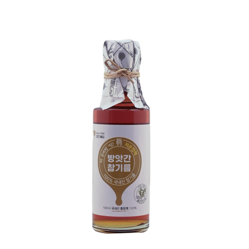 대전기름집 60년전통 % 국산참기름, 180ml, 2개