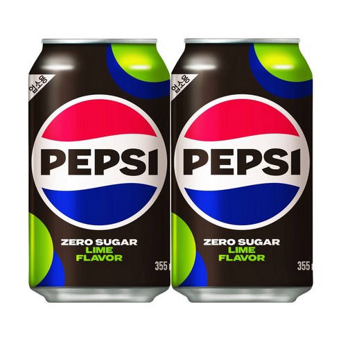 롯데 펩시콜라 제로 라임 355ml