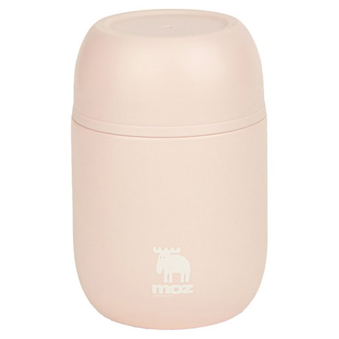 MOZ 스웨덴 포스코 316 스텐 푸드자 보온 도시락 보온 죽통 480ml, 베이비핑크, 1개