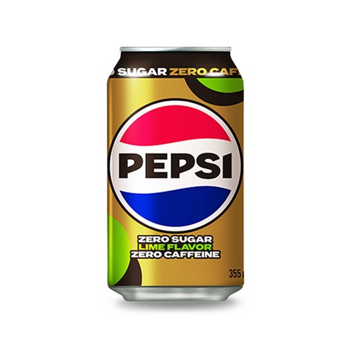 펩시콜라 제로슈거 제로카페인 라임향, 355ml, 12개